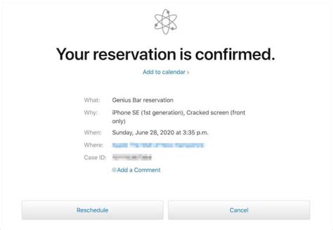 genius bar reservation scam.